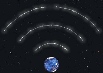 Internet desde el Espacio con los 60 satélites desplegados hoy por SpaceX