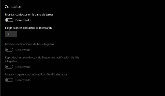 contactos desactivados