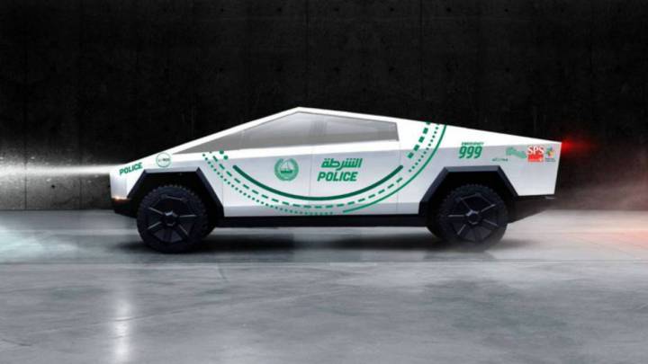 El Cybertruck de Tesla será vehículo oficial de la Policía de Dubai