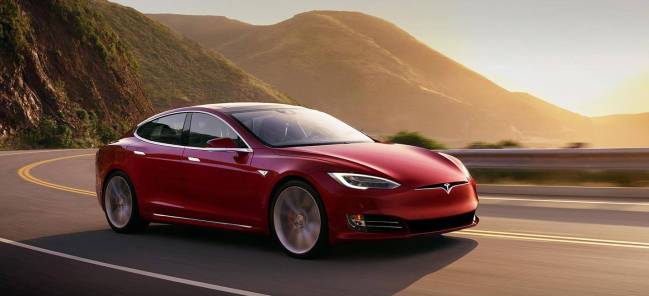 model S rojo