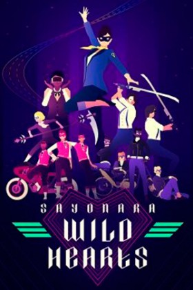 Carátula de Sayonara Wild Hearts