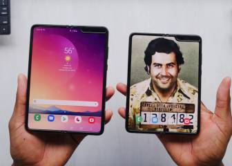 La descarada estafa del móvil de Pablo Escobar: es un Samsung Fold con pegatinas