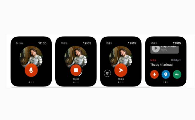 facebook mssenger apple watch