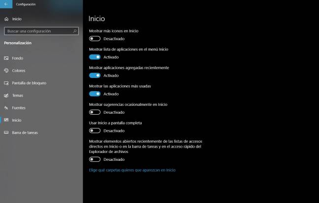 menu inicio