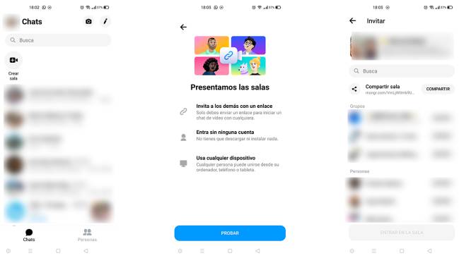 messenger pasos
