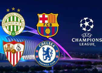 Dónde ver online el Ferencváros - Barcelona y el Sevilla Chelsea de Champions