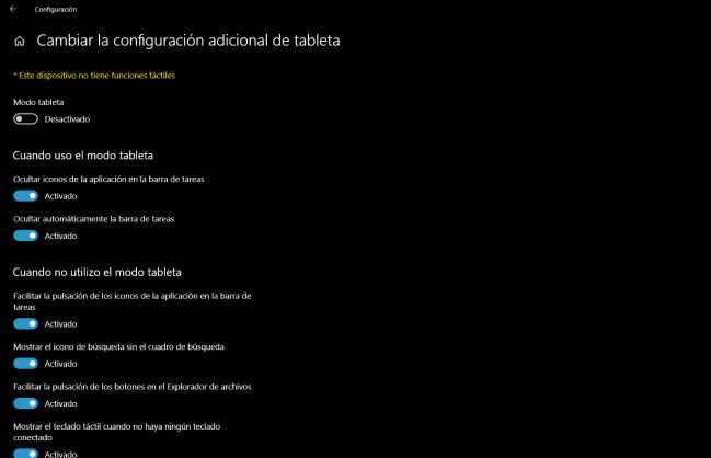 modo tableta