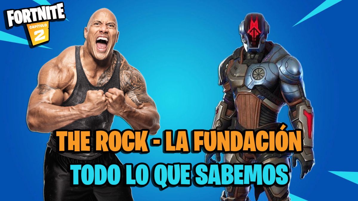 Fortnite pistas sugieren que The Rock Dwayne Johnson es La Fundación