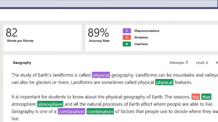 microsoft lectura