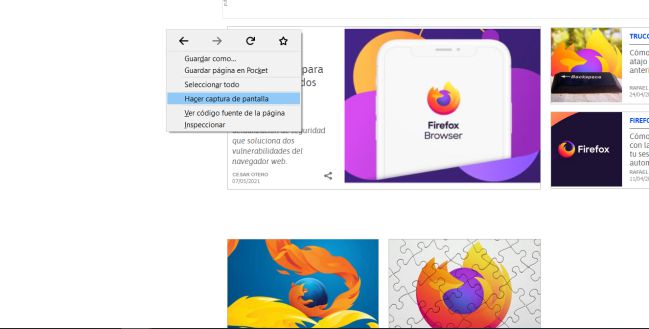 captura de pantalla