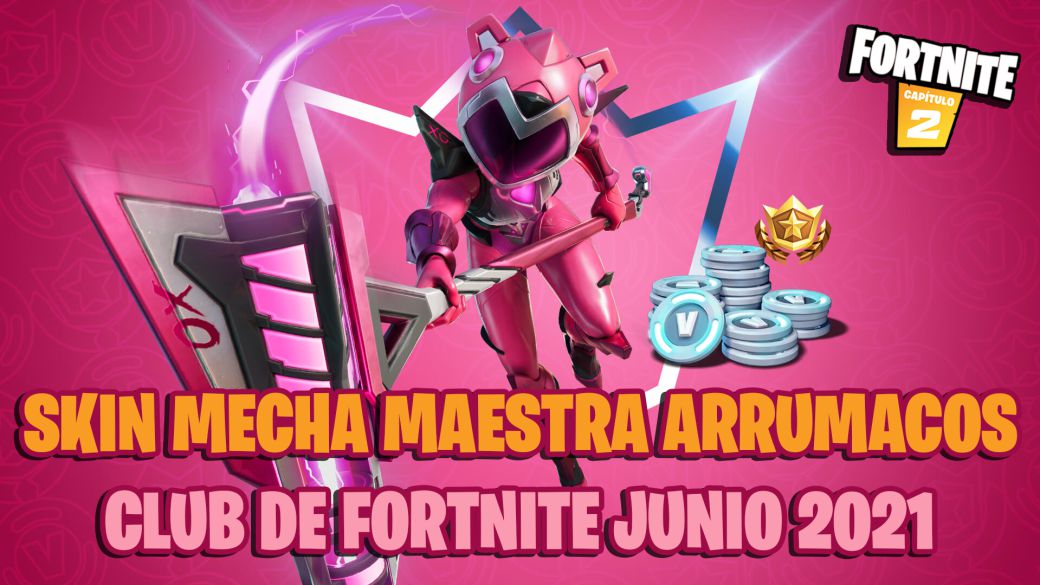 Revelado el skin del Club de Fortnite de junio 2021 así es Mecha