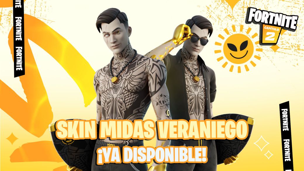 Fortnite Skin Midas Veraniego Ya Disponible Precio Y Contenidos