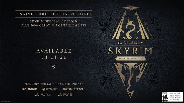 The Elder Scrolls V Skyrim anuncia una Edición Aniversario y confirma