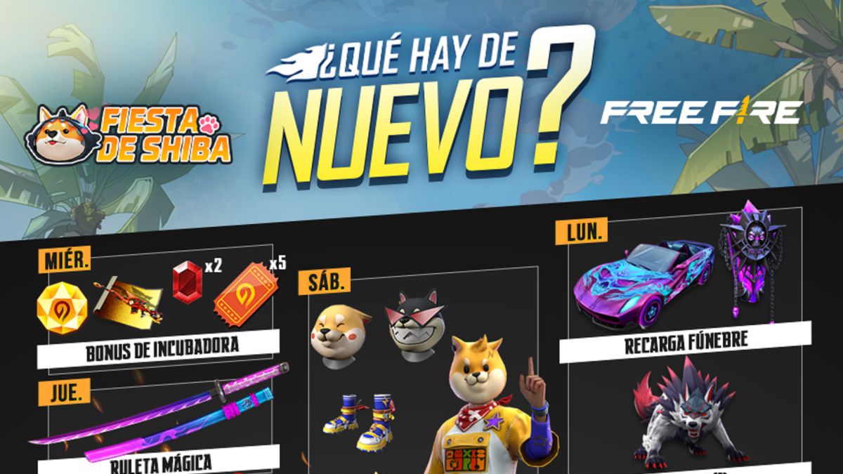 Agenda Semanal De Free Fire Del 5 Al 11 De Octubre Con La Fiesta De