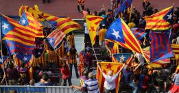 El Barcelona y otros equipos en zonas independentistas