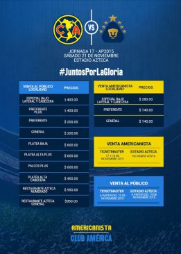 Liga MX: América confirmó los precios de los boletos para el Clásico - AS  México