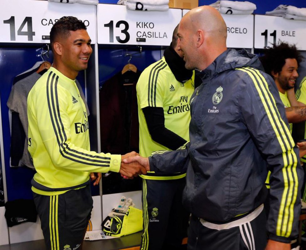 Los rostros del Real Madrid en la presentación de Zinedine Zidane