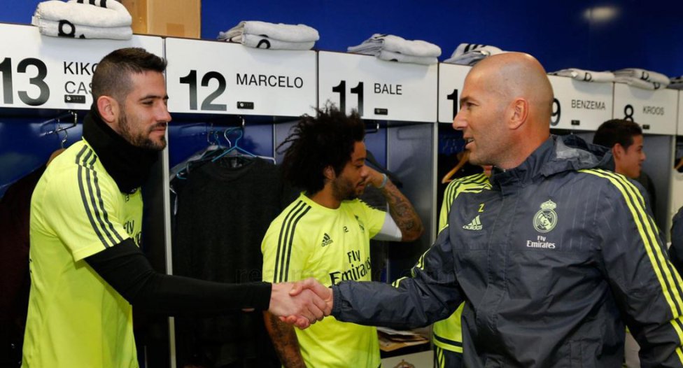 Los rostros del Real Madrid en la presentación de Zinedine Zidane