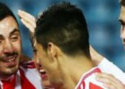 Alan Pulido jugó tres minutos en victoria del Olympiakos