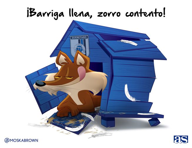 ¡Barriga llena, Zorro contento!