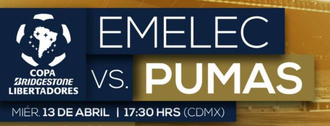Emelec vs Pumas EN VIVO