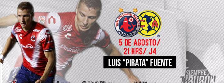 Sigue el Veracruz vs América en vivo y online, Jornada 4 del Apertura de la Liga MX; hoy sábado 06/08/2016 a las 21 horas