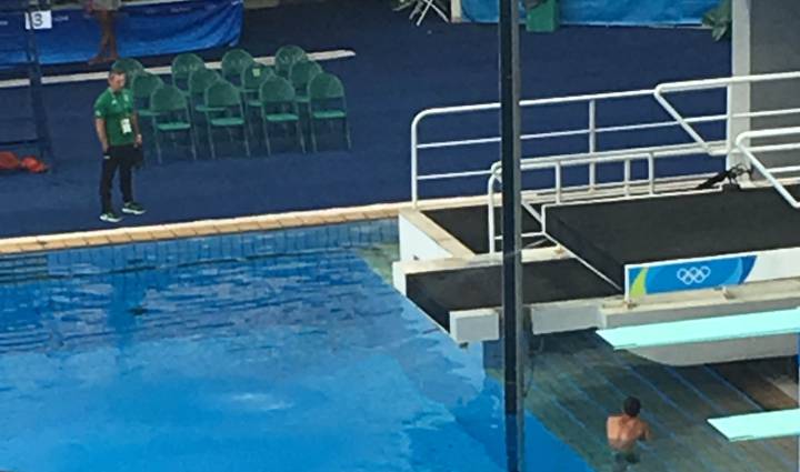 Iván García se quedó entrenando para buscar un lugar en el podio