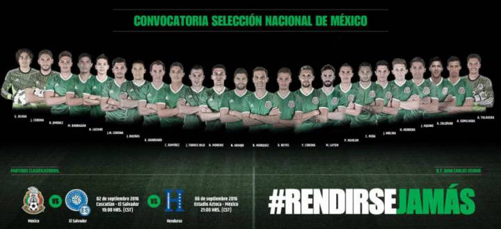 Ángel Zaldívar y Martín Barragán, las novedades en la lista de la Selección Mexicana