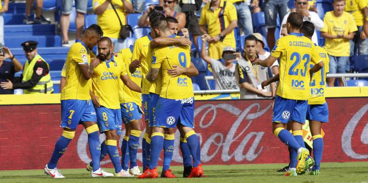 Manita de Las Palmas sobre el Granada de Guillermo Ochoa