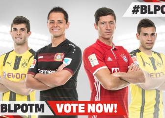 Pulisic y Chicharito 'pelean' por ser el jugador del mes en Alemania