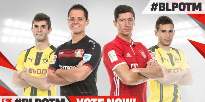 Chicharito nominated for Bundesliga player of the month