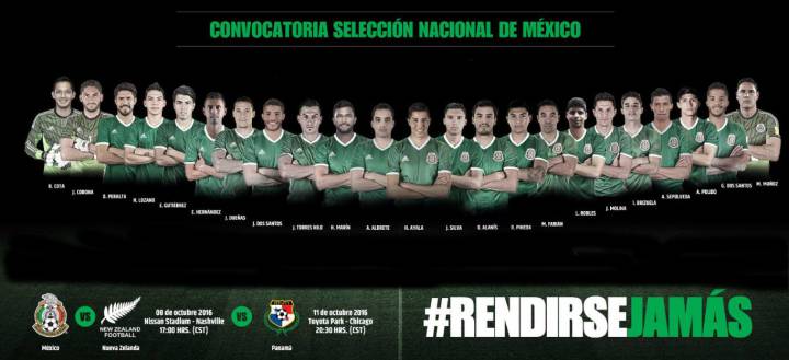 Los Dos Santos, Pulido y Fabián vuelven a la Selección Mexicana