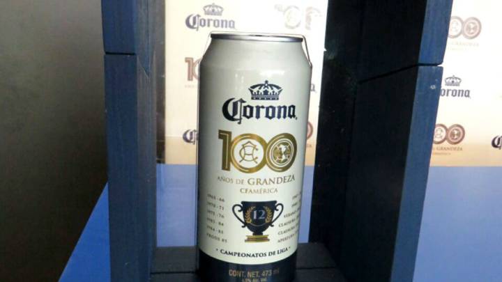 América y Corona sacan lata conmemorativa del Centenario