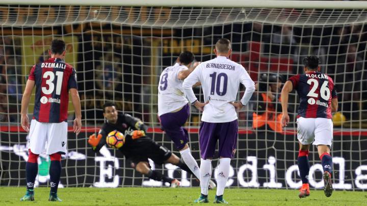 Con Salcedo en la cancha, la Fiorentina triunfó en Bolonia