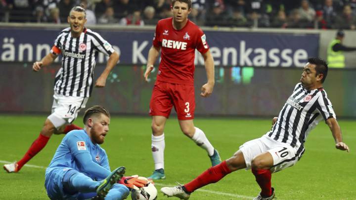 Con discreta participación de Fabián el Frankfurt venció al Colonia