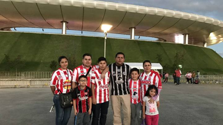 La afición de Necaxa en Guadalajara, ¡fieles a sus Rayos!