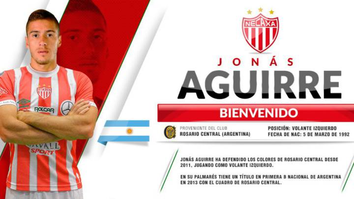 Necaxa ficha a Jonás Aguirre y cierra filas de cara al Clausura 2017