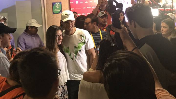 Rafa Nadal se toma fotos con hijas Enrique Peña Nieto