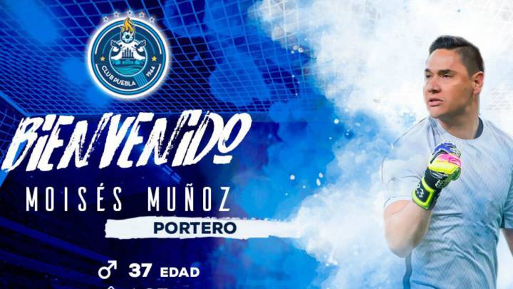 Moisés Muñoz llegó al Puebla de última hora. El portero que aún pertenece al América arribó al equipo de La Franja en los últimos momentos del Draft.