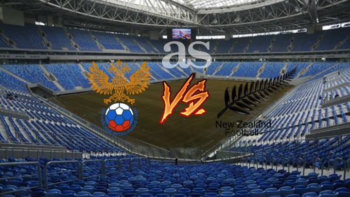 Rusia vs Nueva Zelanda en vivo en directo online: Copa Confederaciones, Inauguración