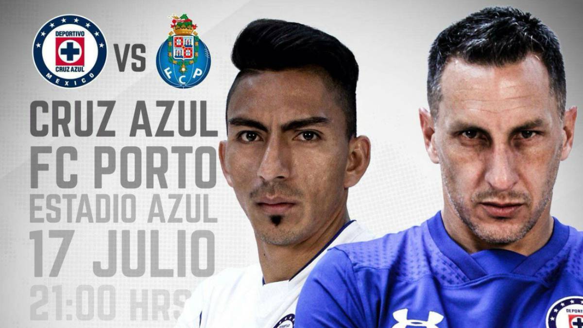 Cruz Azul vs Porto horario