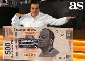Así como Zlatan, así se vería el 'Cuau' en un billete