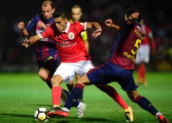 Victoria in-extremis del Benfica con Jiménez 12' en la cancha