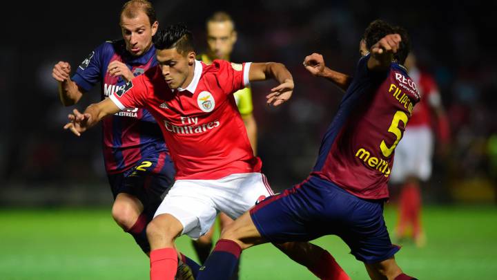 Victoria in-extremis del Benfica con Jiménez 12' en la cancha