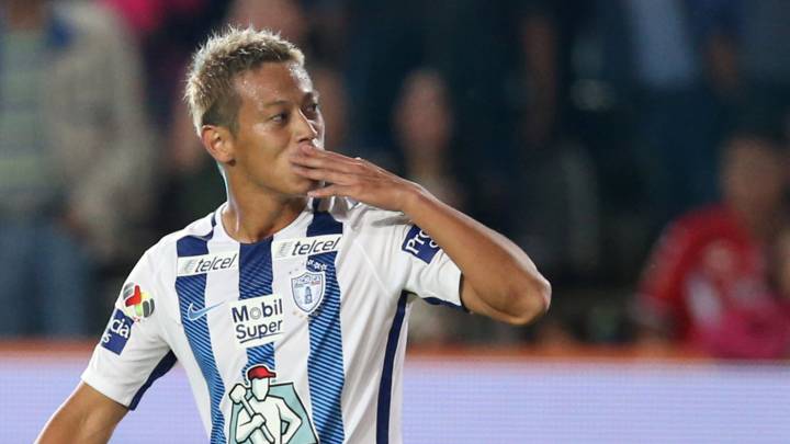 Pachuca golea a Veracruz y Keisuke Honda debuta con gol. Tuzos consiguió su tercer triunfo consecutivo en la Liga Bancomer MX en el Estadio Hidalgo.