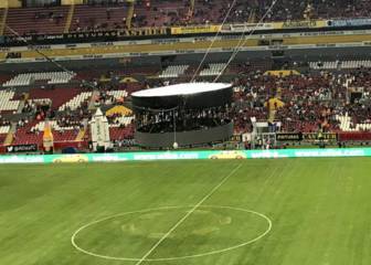 Por culpa de la pantalla 360, suspendido el Atlas vs Tigres
