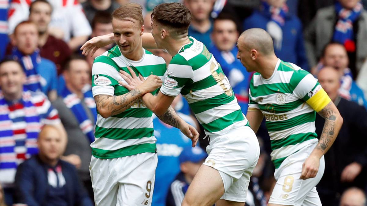 Al Rangers se le escapó en casa el clásico escosés ante el Celtic
