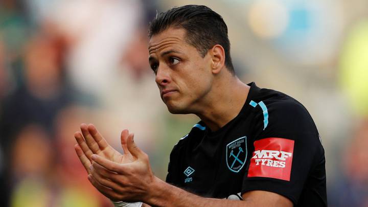 Mal arranque de Chicharito en el West Ham: bajó su promedio de remate y de goles