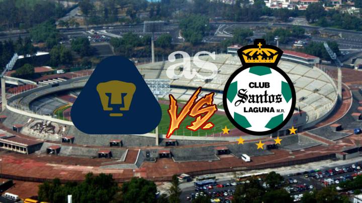 Pumas vs Santos Laguna en vivo online: Liga MX, jornada 16
