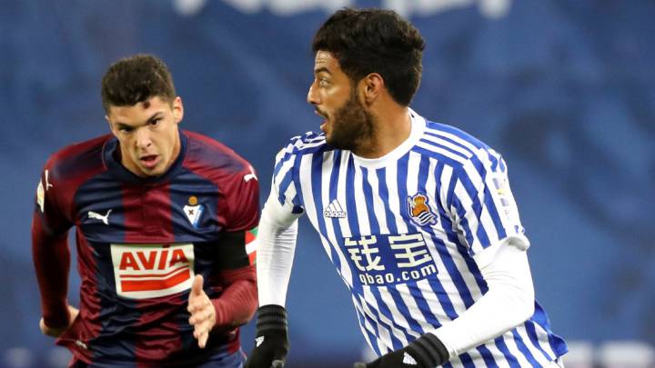 La Real se asoma a Europa y Vela disputó los últimos 18'